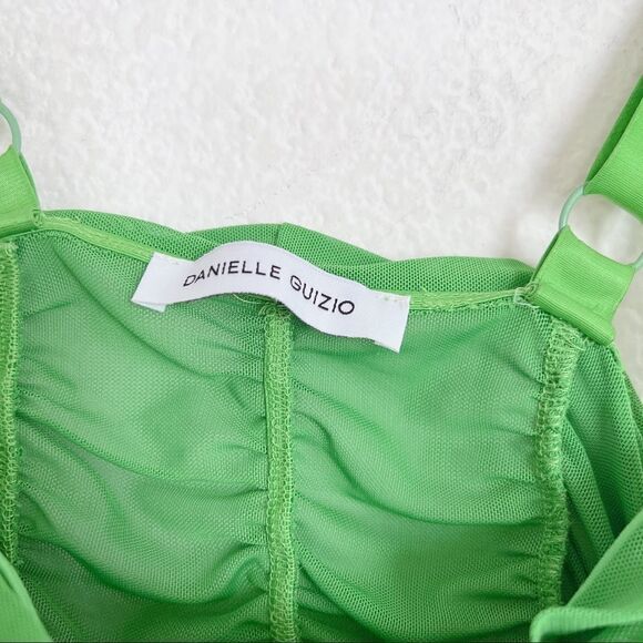DANIELLE GUIZIO Lynx Dress in True Green size xs - Picture 12 of 12